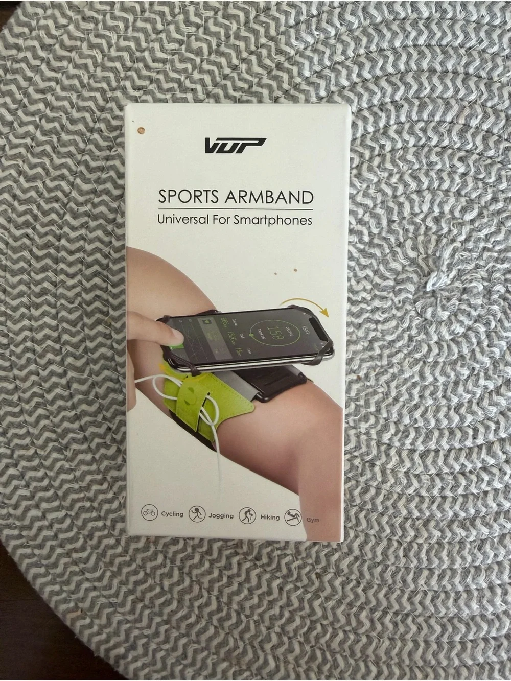 Wristband phone holder